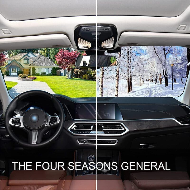 Cute Highland Cow Windshield Sun Shade Flodable for SUV Trucks Car Watercolor Universal Accordion Folding Auto Front Window Sunshade Visor Shield Cover Protector 55x27.6 in